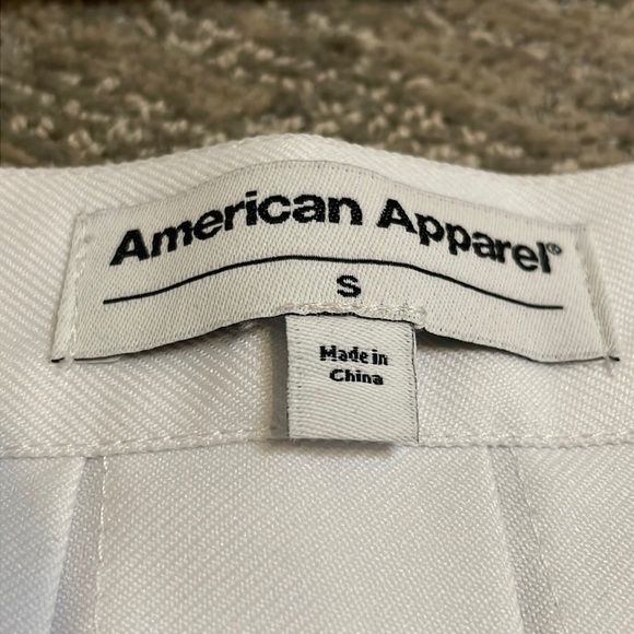 American Apparel white pleated skirt size S like New - Picture 2 of 6
